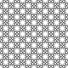 Fototapeta premium Black seamless abstract pattern. Overlay for background and backdrop. Ornamental design. PNG graphic illustration with transparent background.