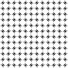 Black seamless abstract pattern. Overlay for background and backdrop. Ornamental design. PNG graphic illustration with transparent background.