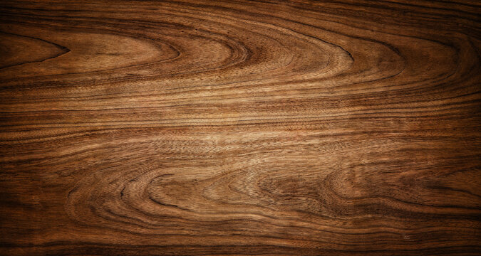 Dark wood texture background surface with old natural pattern.