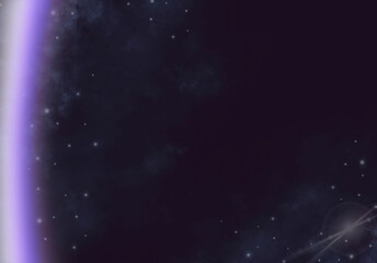 wallpaper  galaxy  background moon cosmos