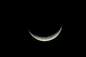 Obraz na płótnie Canvas Crescent moon