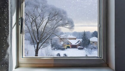 winter view from the window