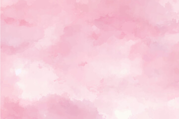 Pink watercolor background painting with abstract fringe and bleed paint drips and drops, painted paper texture design