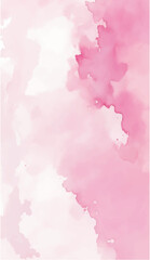Watercolor artistic abstract pink brush stroke isolated on white background