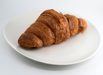 croissant on plate