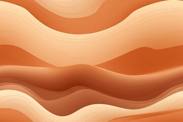 Fototapeta premium Désert abstrait simpliste, dune, fond de sable sans couture pour enfants. Idéal pour le papier peint des chambres d'enfants. IA générative, IA