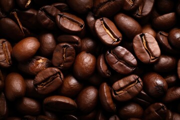Obraz premium coffee beans close up background