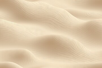 Désert abstrait simpliste, dune, fond de sable sans couture pour enfants. Idéal pour le papier peint des chambres d'enfants. IA générative, IA - obrazy, fototapety, plakaty