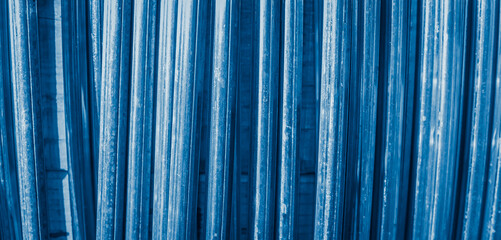 blue copper wires with visible details. background or texture