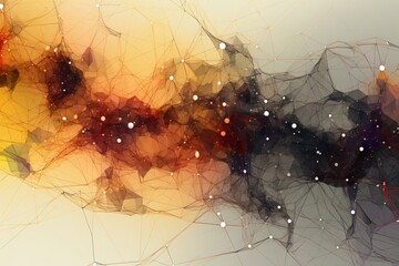 An abstract illustration depicting connections. Generative AI