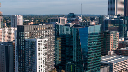 Fototapeta na wymiar Atlanta Georgia Midtown Atlanta