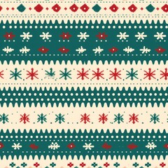 "Tiny Knit Treasures: Little Christmas Sweater Knitting Pattern" Generativ AI.