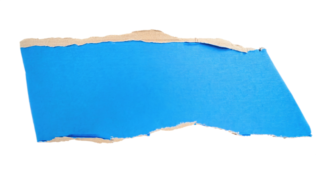 blue torn paper - Powered by Adobe