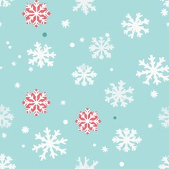 "Clean Lines and Snowflakes: Minimal Style Pattern for the Holidays" Generativ AI.