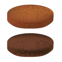 Grilled meat or cutlet for burger and sandwich