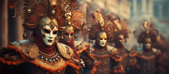 The Italy based event known as the Venice carnival - obrazy, fototapety, plakaty