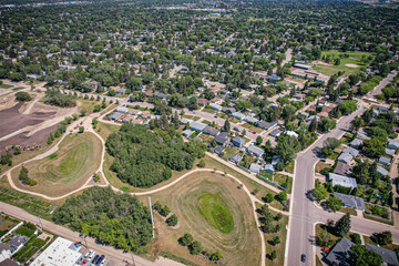 Adelaide / Churchill Aerial in Saskatoon