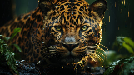 Close-up portrait of leopard