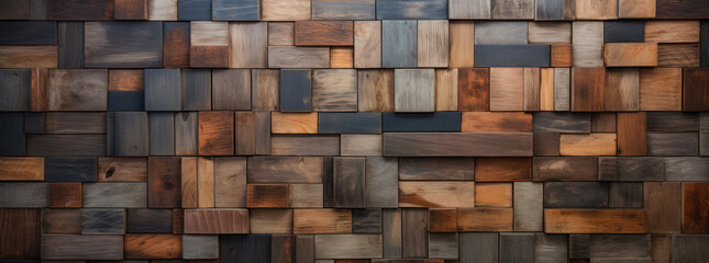 Rustic Wood Panel Background with Smoke Effect