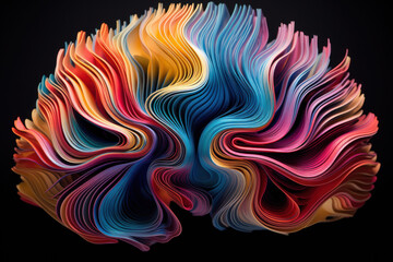 Obraz premium Colorful Abstract Brain