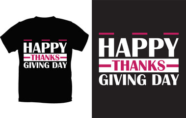 Thanks Giving T-shirt design and vector file