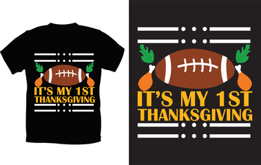Thanks Giving T-shirt design and vector file
