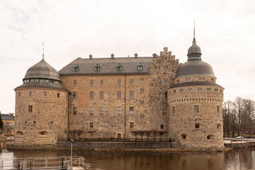 Fototapeta premium Örebro Castle located on an islet in Svartån in Örebro, Närke.