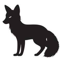 A black Silhouette animal
