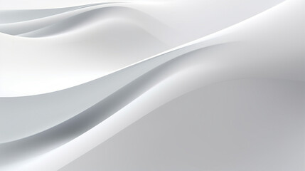 White grey perspective flow waves. Abstract creative interior. Modern business style. generative ai