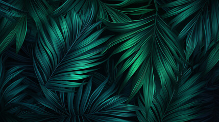 tropical palm leaf tropical vine sea