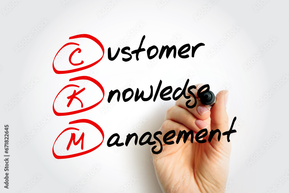 Poster ckm customer knowledge management - emerges as a crucial element for customer-oriented value creatio