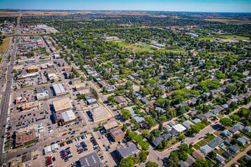 Breevort Park neighbourhood Aerial in Saskatoon