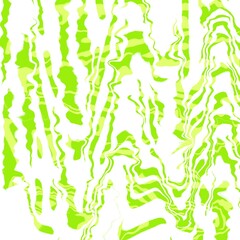 Bright green psychedelic camouflage floral seamless pattern hand drawn