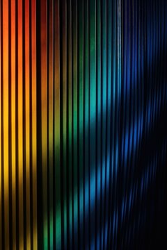 Abstract rainbow on grunge textured surface at sunlight AI generative image