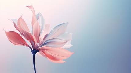 Fototapeta premium Abstract Watercolor Flower Whirls Garden Party Watercolor Textiles