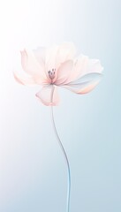 Obraz premium Whimsical Watercolor Wildflower Meadows Pastel Watercolor Spring Blossoms