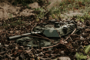 tank close-up, tank ready for war, war in Ukraine