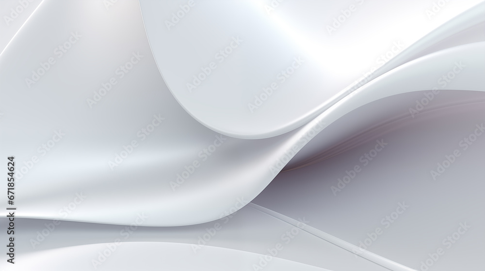Poster abstract soft shiny white gray wavy line background graphic design. elegant white gray modern archit