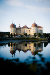 Fototapeta na wymiar Moritzburg Castle on a sunny day
