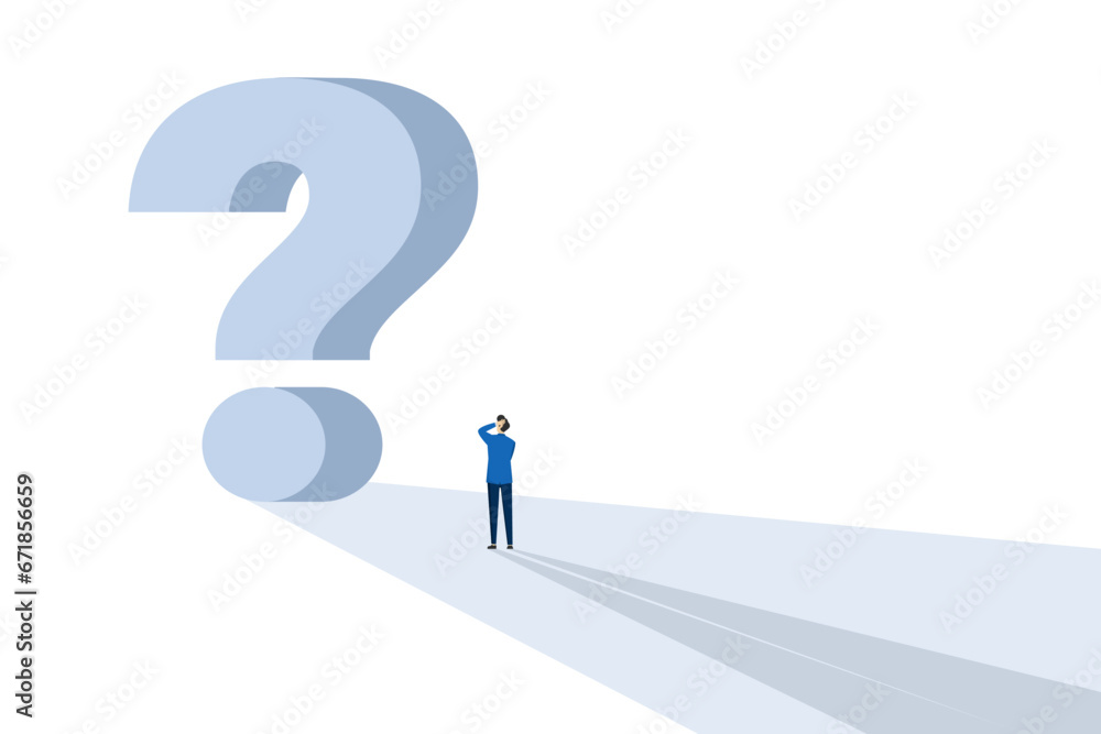 Poster faq concept, characters have questions. frequently asked questions, customer support, useful informa