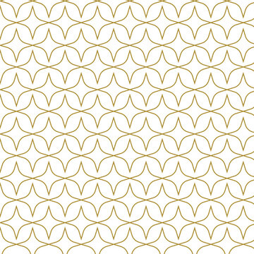 Golden Geometric Pattern Flat Simple Minimal Vector Design Element