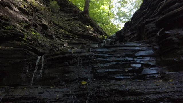 Eternal Flame Falls near Buffalo, New York, USA 