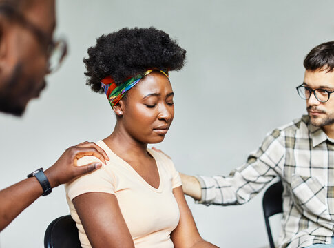 psychotherapy meeting woman support group mantherapy psychology patient psychologist sad emtion depression pain communication help circle sitting advice talking business lecture education