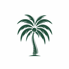 Fototapeta na wymiar Palms in cartoon, doodle style. 2d vector illustration in logo, icon style. AI Generative