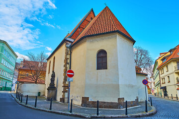 The Church of St John the Baptist Na Pradle, Prague, Czechia