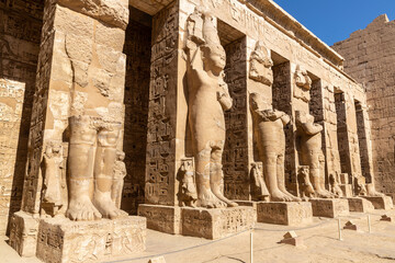 Medinet Habu temple in Luxor