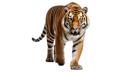 Obraz premium Tiger on transparent background