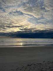 Obraz premium Sunrise at Praia dos Ingleses Florianópolis