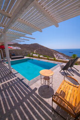 Villa with swimming pool in Mykonos town