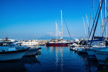 boats in the harbor